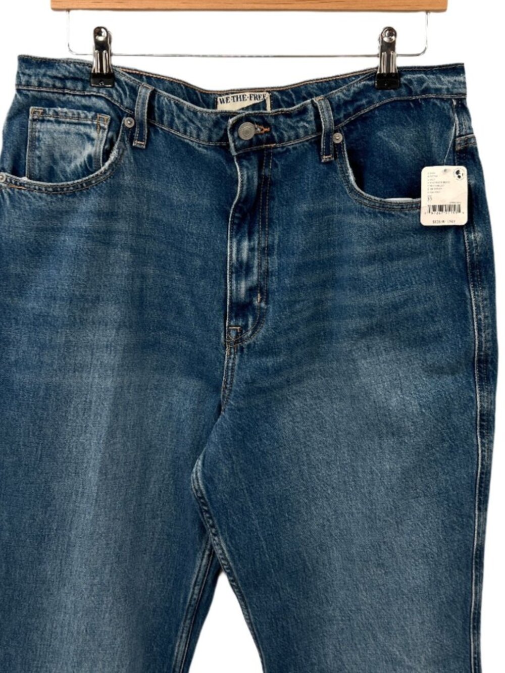 NWT Free People Mid Rise Flare Jeans - Picture 5 of 7